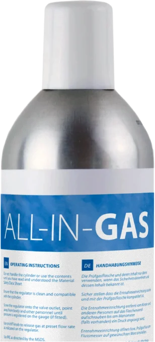 Kopfteil Prüpfgasflasche