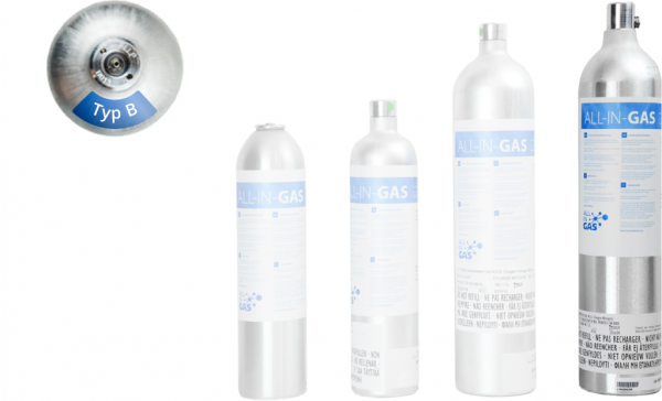 Four-gas mixtures